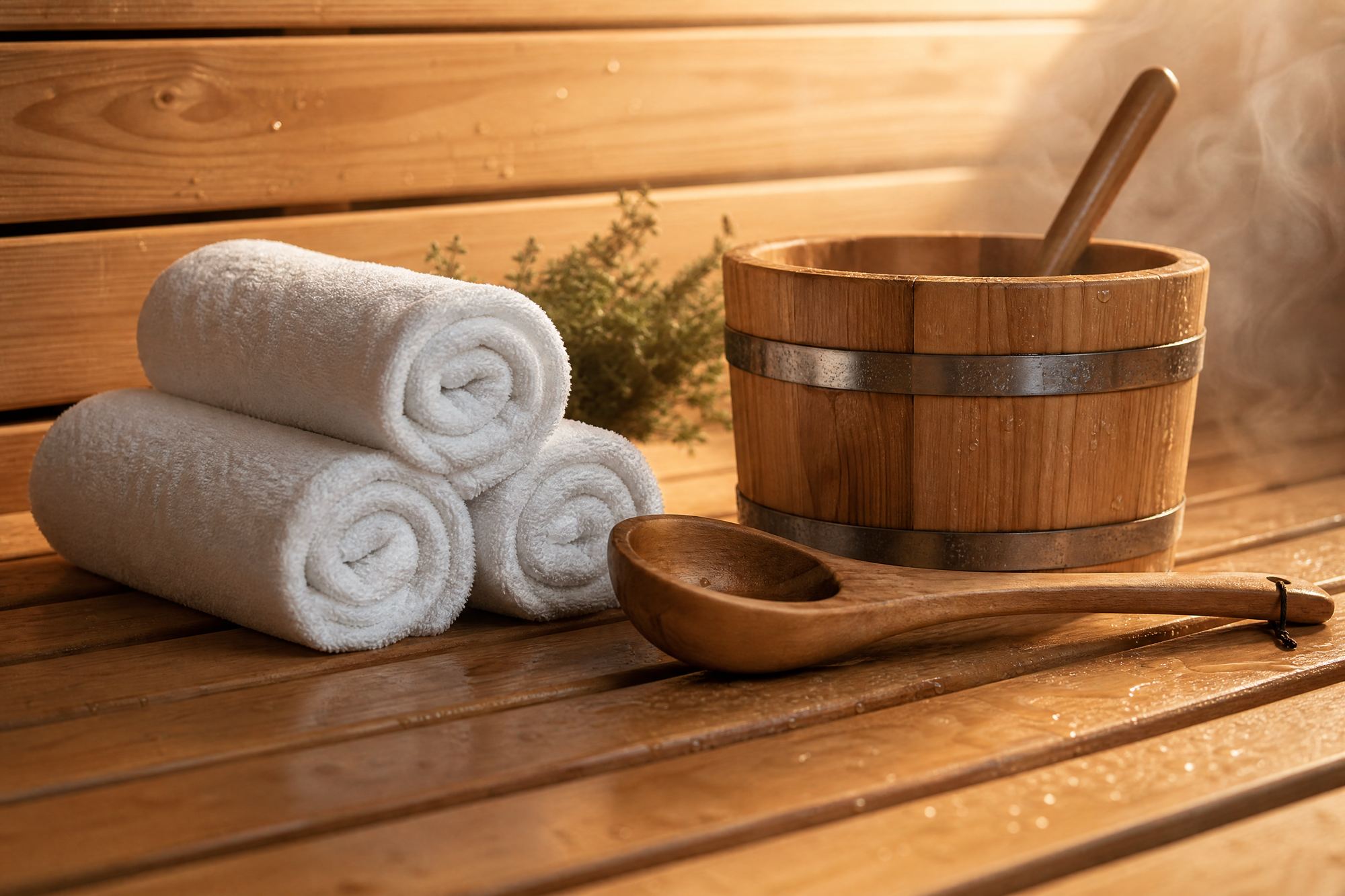 Accessoires de sauna en bois — Nørdlys&nbsp;Haven
