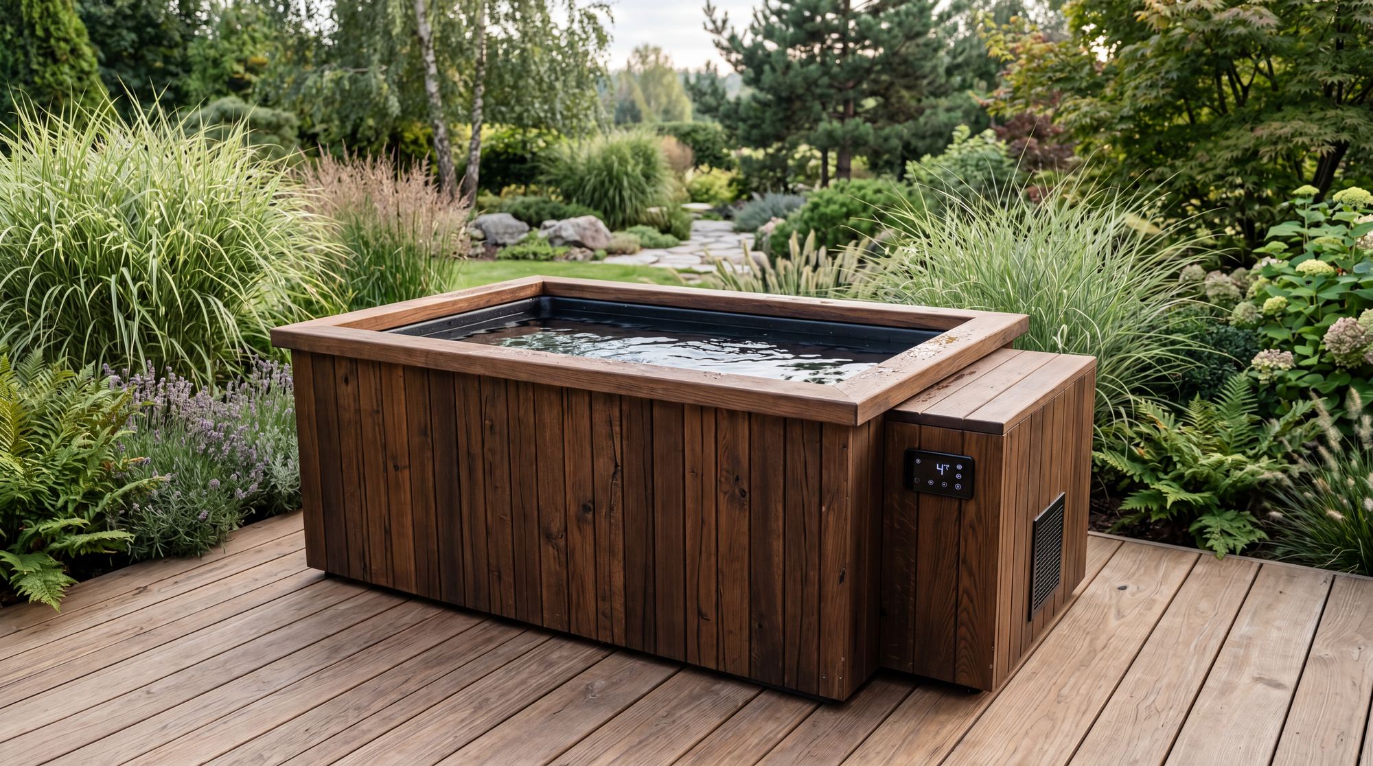 Bain froid installé