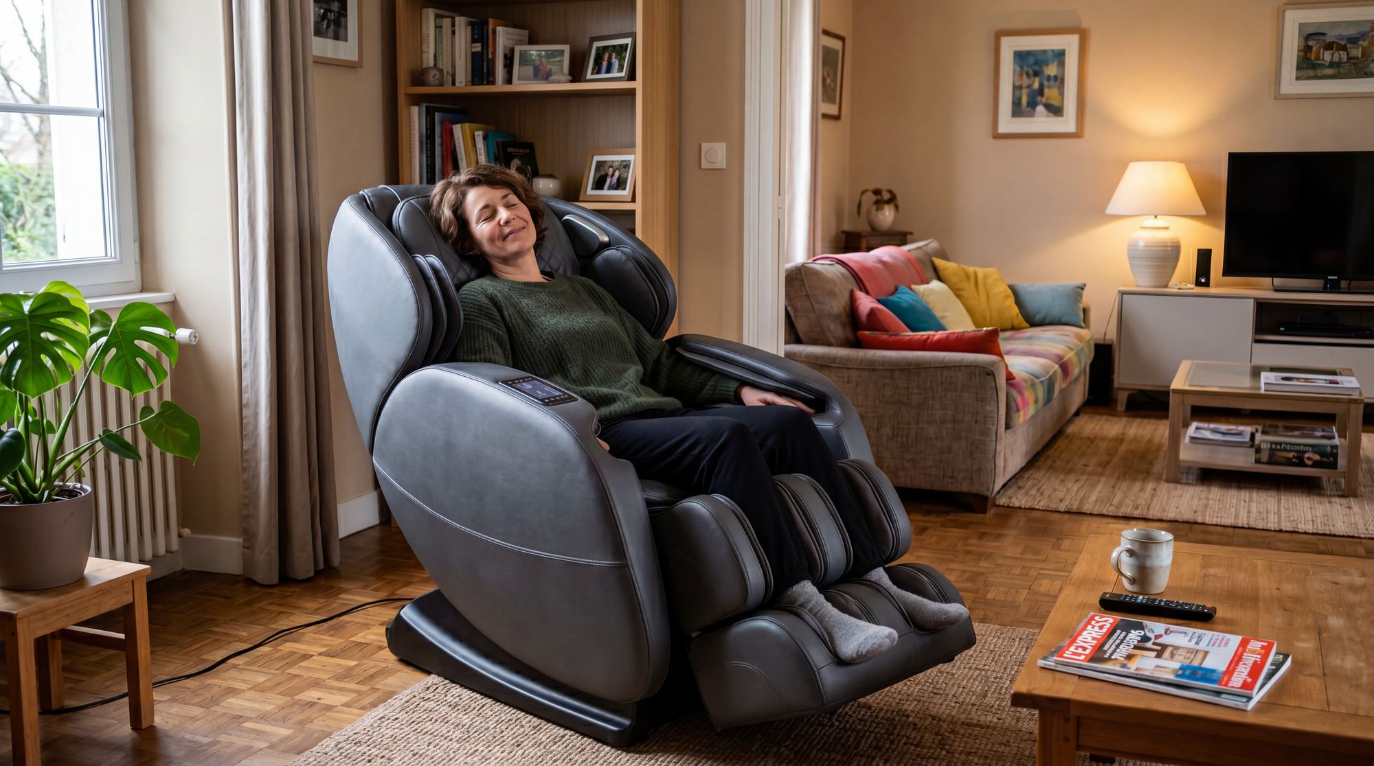 Fauteuil de massage dans un espace bien-être
