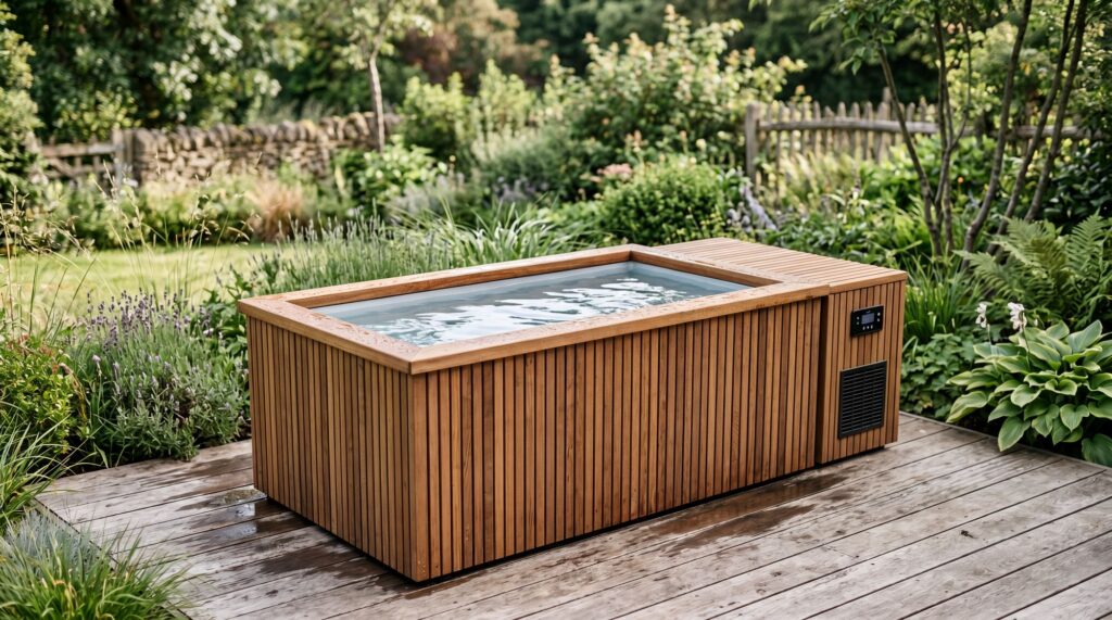 Bain froid Nørdlys Haven installé chez un client